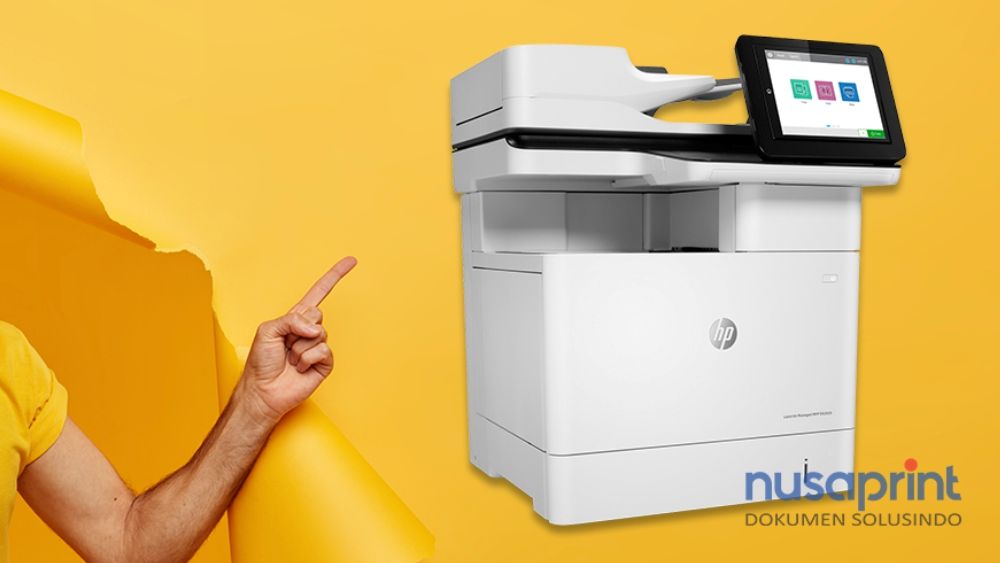 HP LaserJet Managed MFP E62655dn dengan JetIntelligence menggabungkan kinerja, efisiensi energi, dan keamanan.